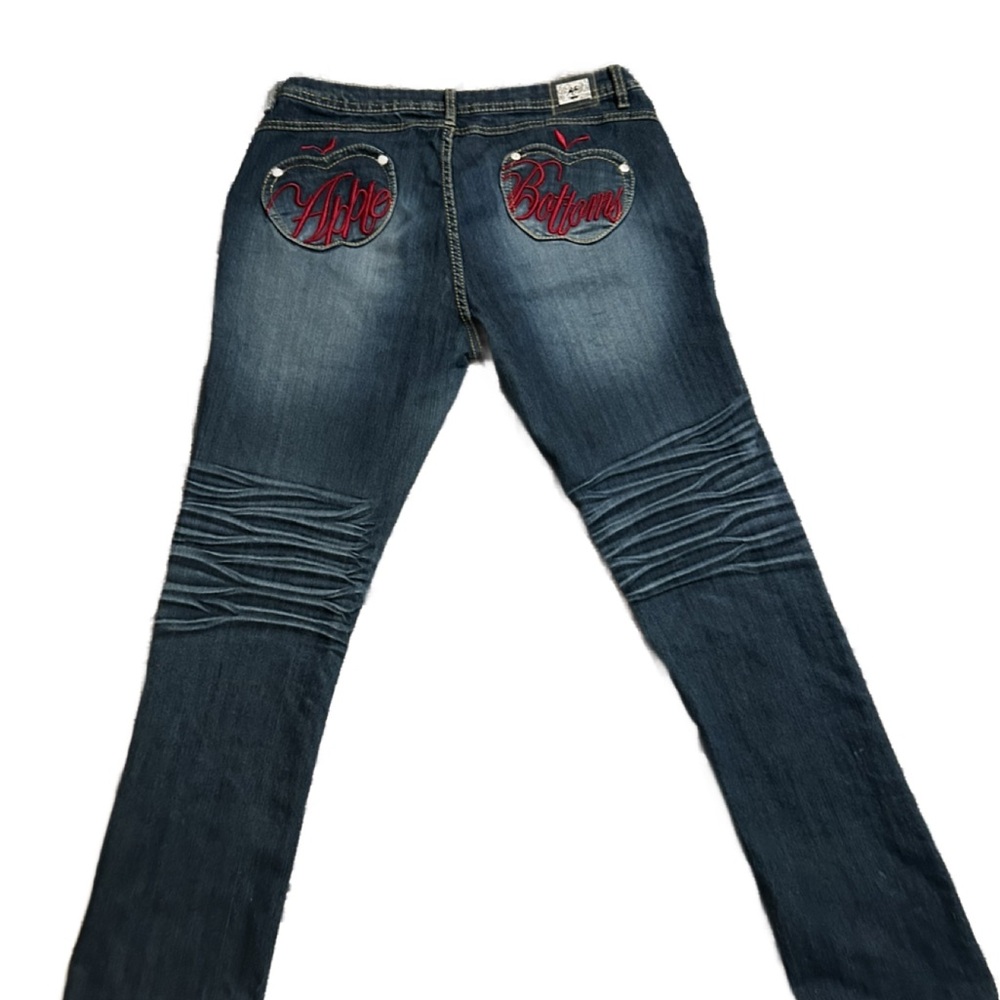 Apple Bottoms Women's Dark Blue Boot Cut Jeans